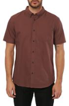 Men's O'neill Banks Woven Shirt - Burgundy