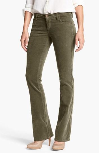 Women's Kut From The Kloth Baby Bootcut Corduroy Jeans - Green