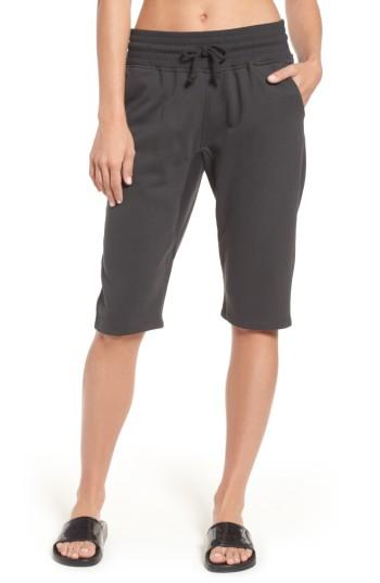 Women's Ivy Park Oversize Washed Jersey Shorts - Black