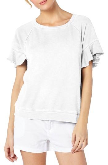 Women's Michael Stars Burnout Tee - White
