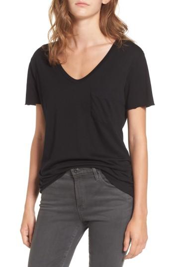 Women's Ag Emerson Pocket Tee - Black