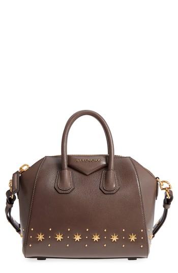 Givenchy Antigona Mini Midnight Star Satchel - Grey