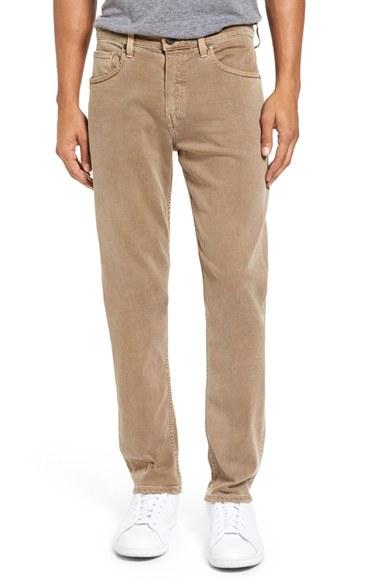 Men's Paige Federal Transcend Slim Straight Leg Jeans - Beige