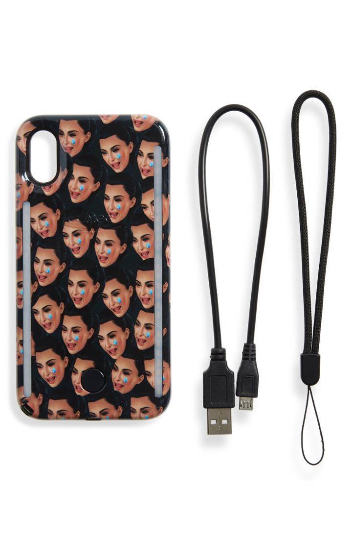 Lumee Kimoji Crying Lighted Iphone X Case - Black