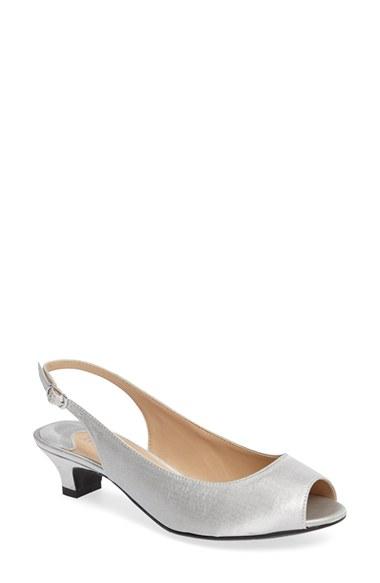 Women's J. Renee Jenvey Slingback Sandal Aa - Metallic