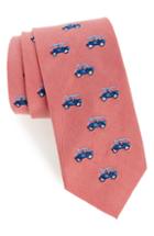 Men's Southern Tide Old School Jeep Cotton & Silk Tie, Size - Red