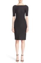 Women's St. John Collection Embellished Shimmer Knit Bateau Neck Dress