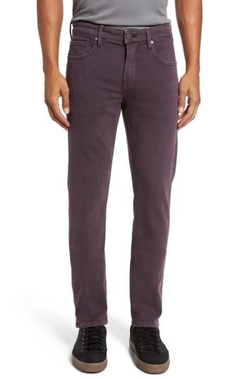 Men's Paige Transcend - Lennox Slim Fit Jeans - Purple