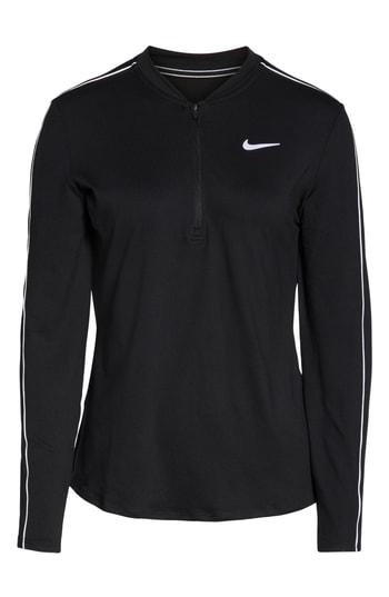 Women's Nike Court Dri-fit Quarter Zip Top