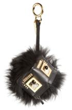 Fendi Genuine Fox Fur Bug Bag Charm -