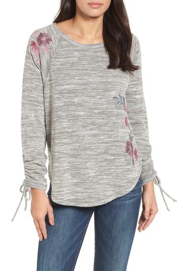 Women's Billy T Hacci Embroidered Sweatshirt - Grey