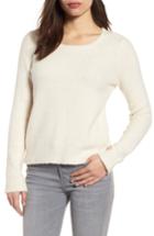 Women's Eileen Fisher Organic Cotton Blend Sweater, Size - White