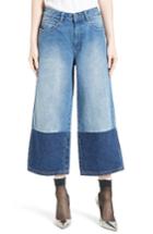 Women's Robert Rodriguez Two-tone Gaucho Jeans