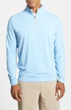 Men's Peter Millar 'perth' Quarter Zip Pullover, Size - Red