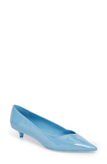 Women's Calvin Klein Mai Kitten Heel Pump M - Blue