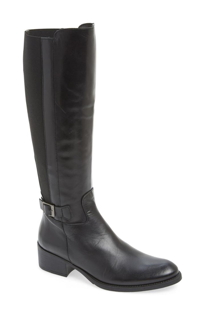 Women's Toni Pons 'tacoma' Tall Elastic Back Boot .5us / 37eu - Black
