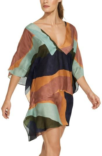Women's Vix Swimwear Margarita Cloe Cover-up Caftan - Coral