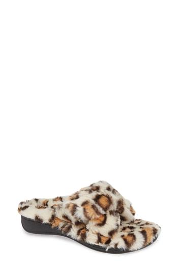Women's Vionic Relax H Slipper, Size 6 M - Ivory