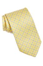 Men's Salvatore Ferragamo Gancini Medallion Silk Tie, Size - Yellow
