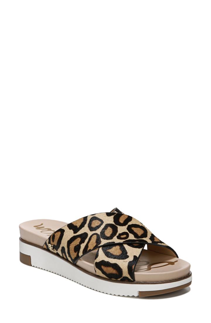 Women's Sam Edelman Audrea Slide Sandal .5 M - Beige