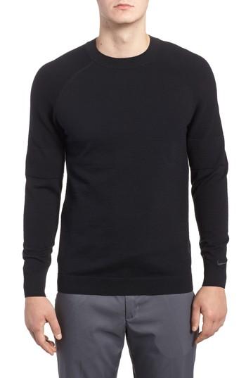 Men's Nike Tw Cotton Blend Sweatshirt - Black