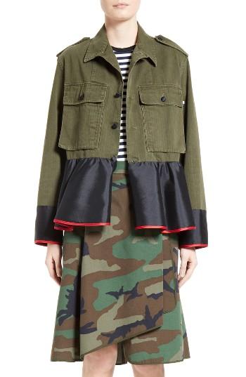 Women's Harvey Faircloth Peplum Field Jacket