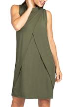 Women's Savi Mom Camilla Maternity/nursing Minidress - Green