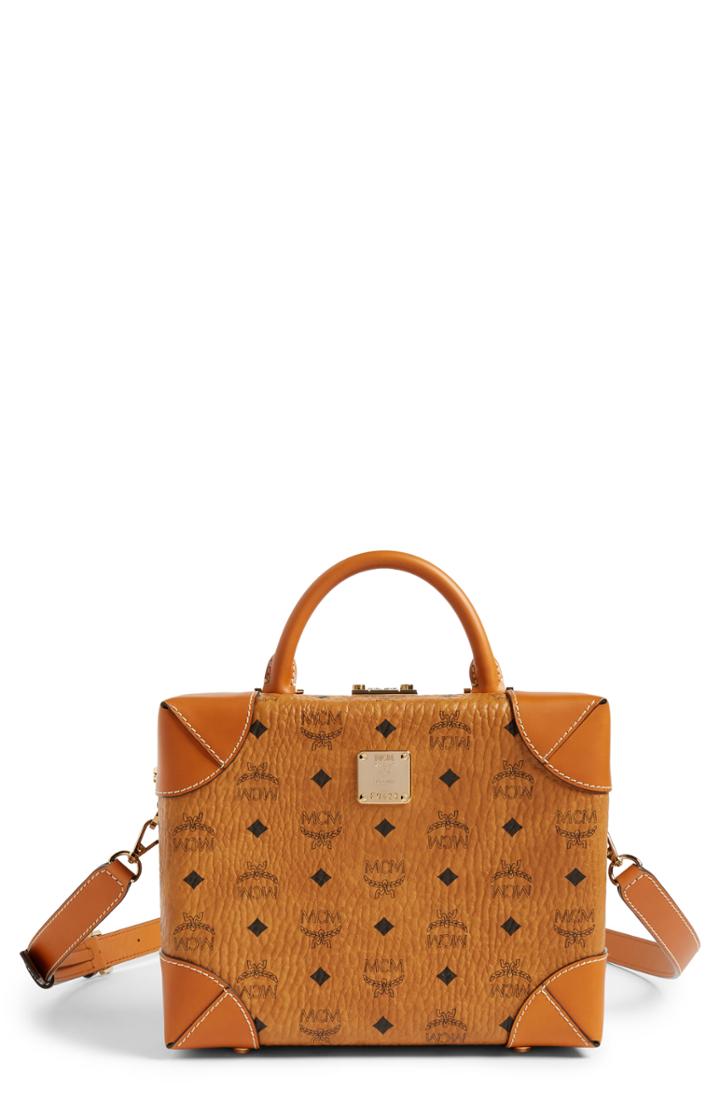 Mcm Medium Berlin Leather Crossbody Bag -