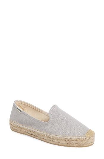 Women's Soludos Espadrille Loafer M - Grey
