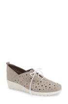Women's The Flexx 'run Crazy Two' Perforated Wedge Sneaker .5 M - Brown