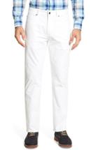 Men's Peter Millar Stretch Sateen Five Pocket Pants - White