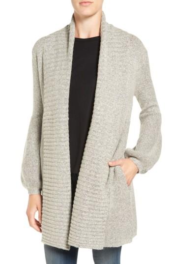 Women's Hinge Ribbed Cardigan - Beige