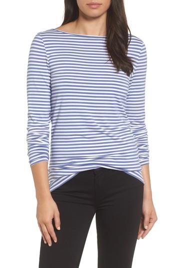 Women's Halogen Reversible V-neck Tee - Blue