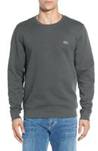 Men's Lacoste 'sport' Crewneck Sweatshirt (s) - Grey