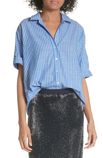 Women's Joie Selsie Stripe Shirt - Blue