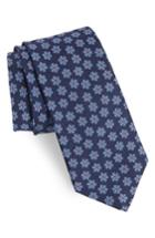 Men's Bonobos Baywater Floral Silk Tie, Size - Blue