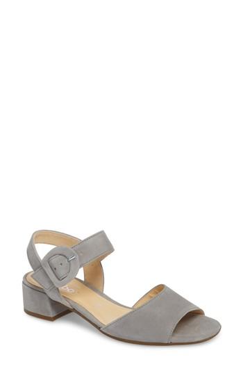 Women's Gabor Block Heel Sandal M - Grey