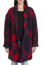 Women's Joie Halona Blanket Coat - Black
