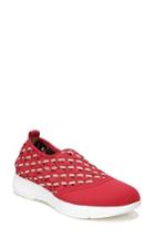 Women's Sarto By Franco Sarto Fallan Woven Slip-on Sneaker M - Red