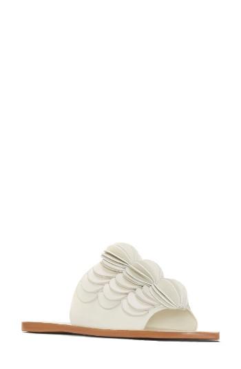 Women's Mercedes Castillo Delphia Slide Sandal M - White