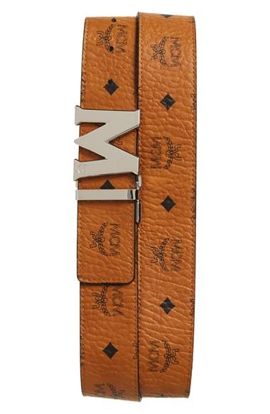 Men's Mcm Leather Belt