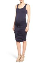 Women's Nom Maternity Sleeveless Maternity/nursing Dress - Blue