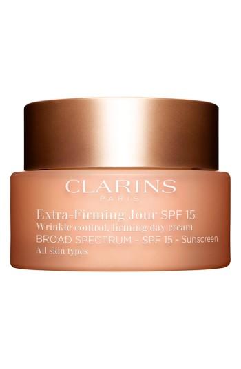 Clarins Extra-firming Wrinkle Control Firming Day Cream Broad Spectrum 15 For All Skin Types
