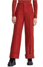 Women's Bdg Urban Outfitters Deep Cuff Wide Leg Pants - Metallic