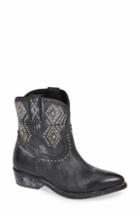 Women's Frye Billy Stud Short Western Boot .5 M - Black
