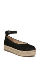 Women's Naturalizer Talila Ankle Strap Platform Espadrille M - Black
