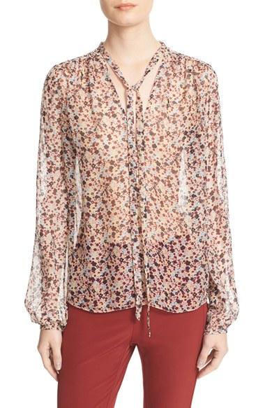 Women's Theory Bernetta Silk Blouse