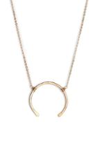 Women's Nashelle 'imogen' Crescent Pendant Necklace
