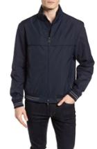 Men's Boss Cossito Fit Bomber Jacket, Size 44r - Blue