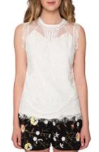 Women's Willow & Clay Lace Tank - Ivory